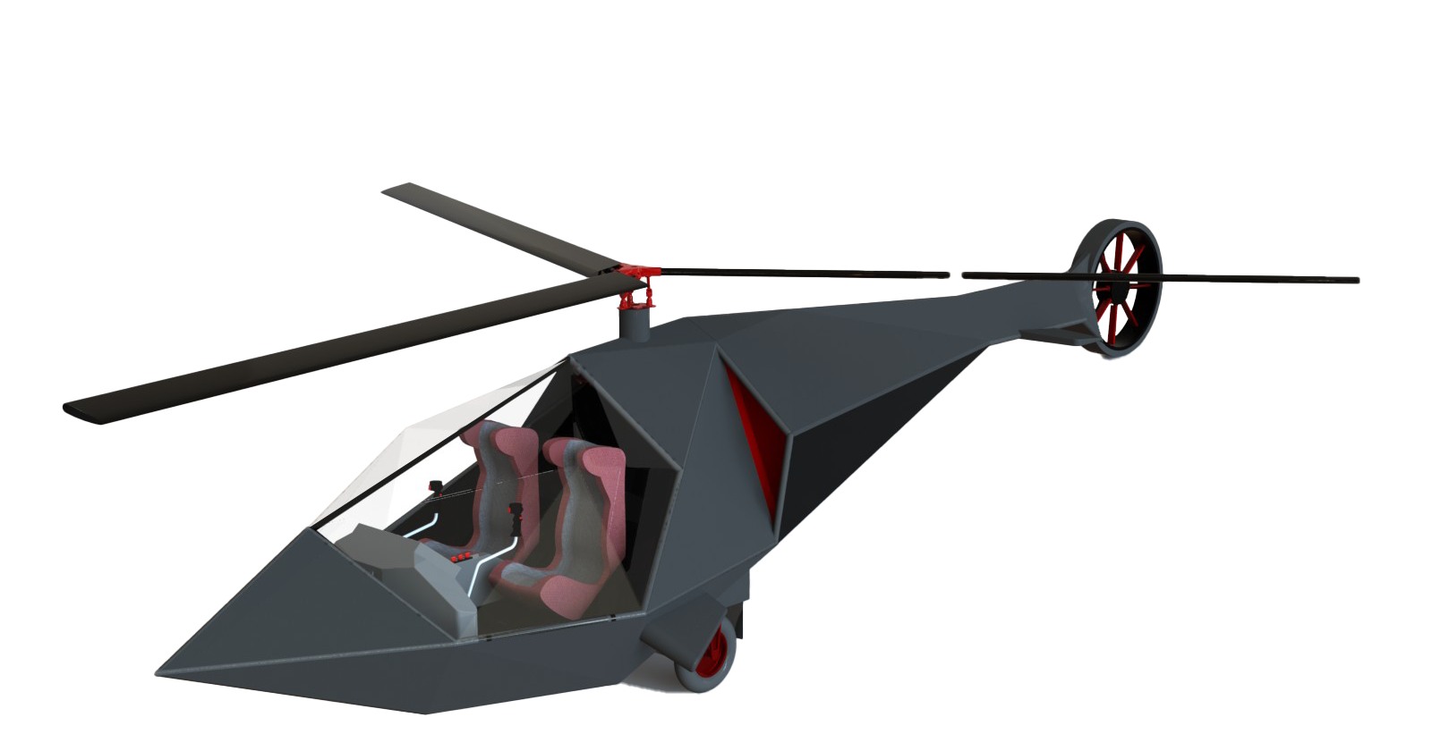 Digital Heli via GrabCAD