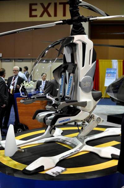 Hirobo 1-seat helicopter (Photograph by Jason L. Pereira.)