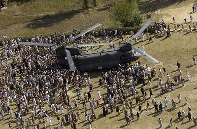 Chinook rescue in Pakistan