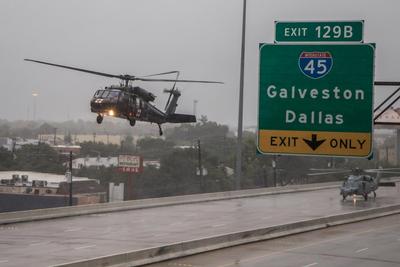 Galveston Black Hawk landing