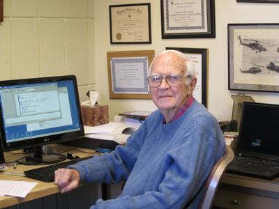 Barney McCormick in his office in 2011