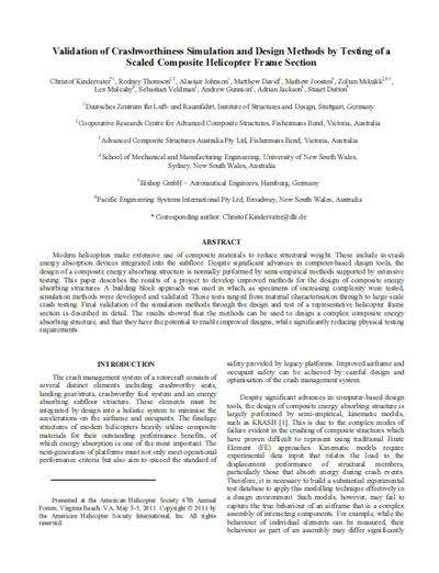 Kindervater, et al (2011)