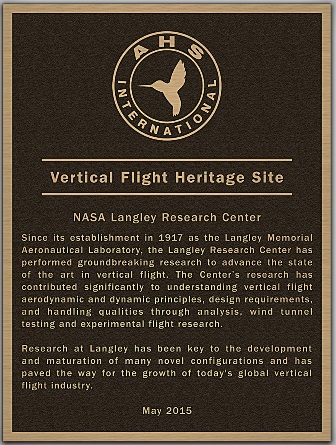 Image of Langley Plaque