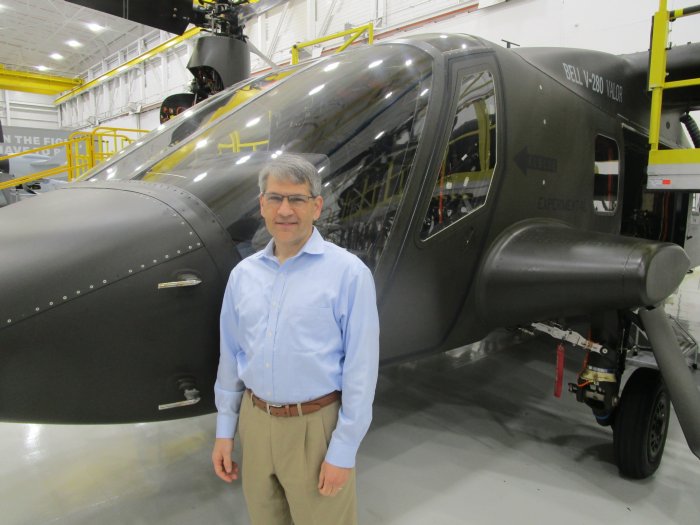 Mike Hirschberg with the Bell V-280