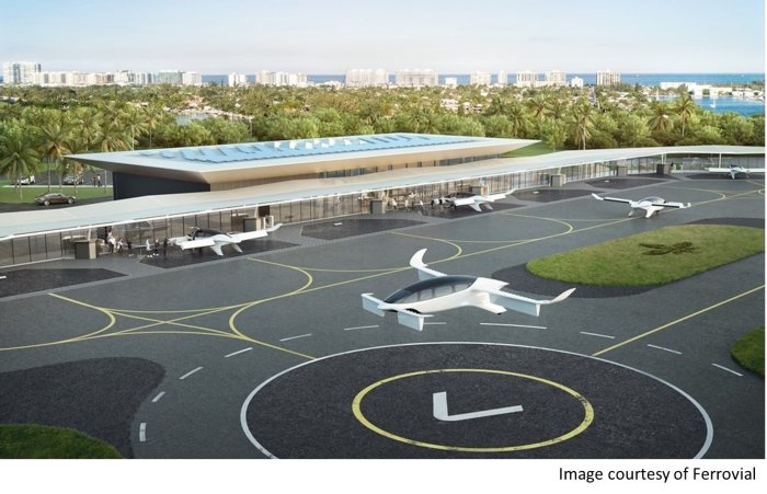 Lilium Vertiport - image courtesy of Ferrovial