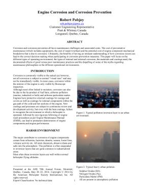 Engine Corrosion and Corrosion Prevention - Vertical Flight Library & Store