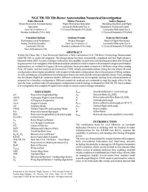 NGCTR-TD Tiltrotor Autorotation Numerical Investigation - Vertical ...