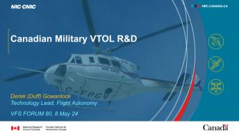Canadian Military VTOL R&D - Vertical Flight Library & Store
