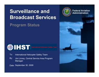Surveillance and Broadcast Services - Vertical Flight Library & Store