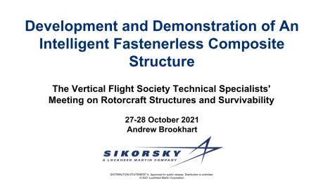 Development and Demonstration of An Intelligent Fastenerless Composite ...