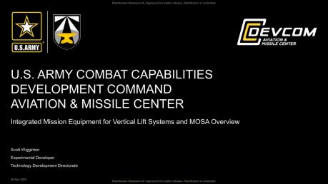 Integrated Mission Equipment for Vertical Lift Systems and MOSA ...