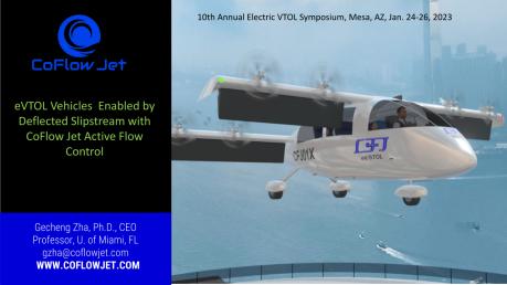 eVTOL Vehicles Enabled by Deflected Slipstream with CoFlow Jet Active ...