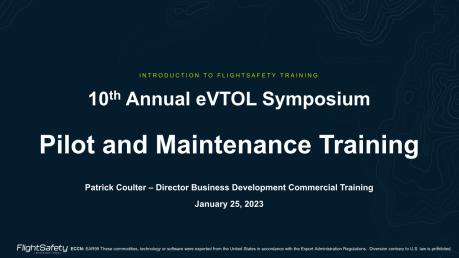 Pilot and Maintenance Training - Vertical Flight Library & Store