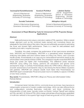 Assessment of Rapid Modeling Tools for Unmanned eVTOL Proprotor Design ...