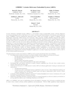 AMRDEC Avionics Reference Embedded System (ARES) - Vertical Flight ...