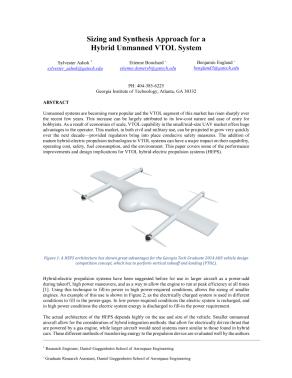 Sizing and Synthesis Approach for a Hybrid Unmanned VTOL System ...