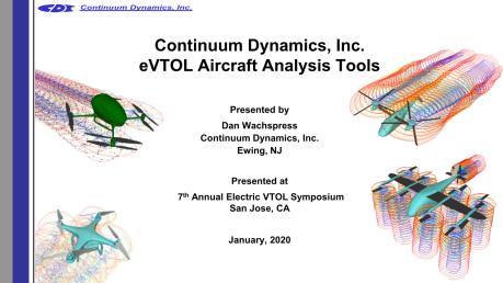 eVTOL Aircraft Analysis Tools - Vertical Flight Library & Store
