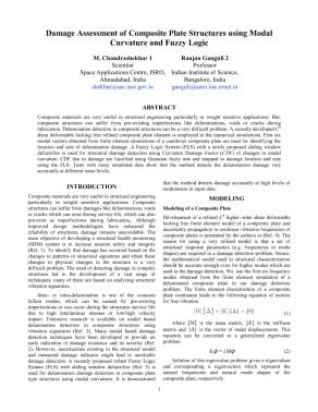 Damage Assessment of Composite Plate Structures using Modal Curvature ...
