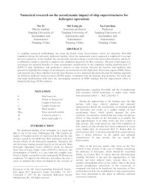 Numerical Research On The Aerodynamic Impact Of Ship Superstructures ...