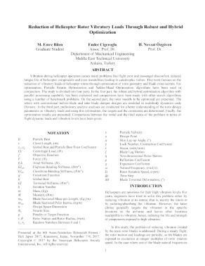 Reduction of Helicopter Rotor Vibratory Loads Through Robust and Hybrid ...