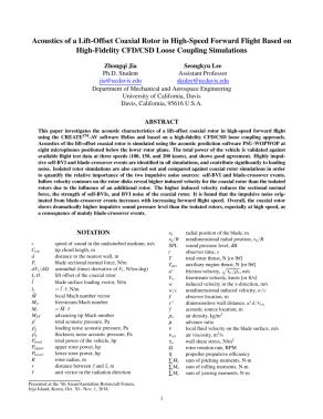 Acoustics of a Lift-Offset Coaxial Rotor in High-Speed Forward Flight ...