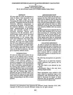 Comparison Between 2D and 3D Collection Efficiency Calculation ...