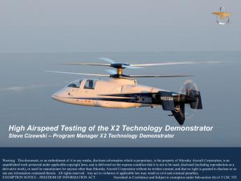 High Airspeed Testing of the X2 Technology Demonstrator - Vertical ...