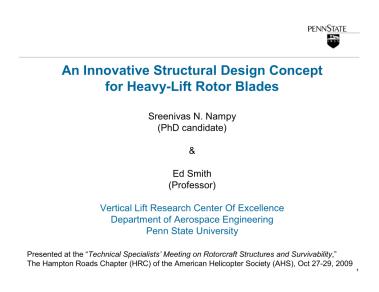 An Innovative Structural Design Concept for Heavy-Lift Rotor Blades ...
